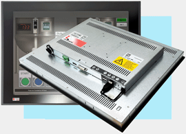 Robuster 19 Zoll FlatMan® Monitor für den Dauerbetrieb - passt in die Einbauöffnung des SIEMENS Monitors
