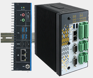 IQ BOX PC mit Hutschienenmontage - DIN Rail