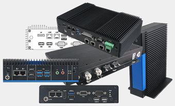 Kompakte - lüfterlose - PCs für den Dauerbetrieb zur Datenerfassung oder Überwachung mit unterschiedlicher Rechnenleistung und Anschlüssen
