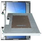 24" FlatMan Panel PC mit geringer Höhe von 40mm