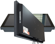 FlatMan 24" Anbaumonitor mit PCAP Multitouch und Schutzklasse IP65 rundum