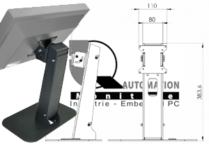 LCD Monitor Standfuss - Stand foot