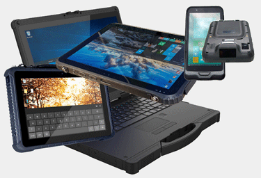 Industrielle Rugged Tablets und Notebooks